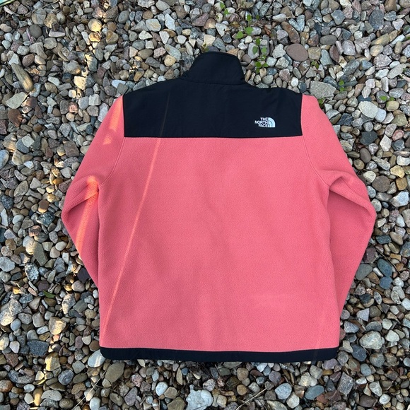 Men’s The North Face Salmon/Black Denali Polartec Fleece Size L - Picture 9 of 9